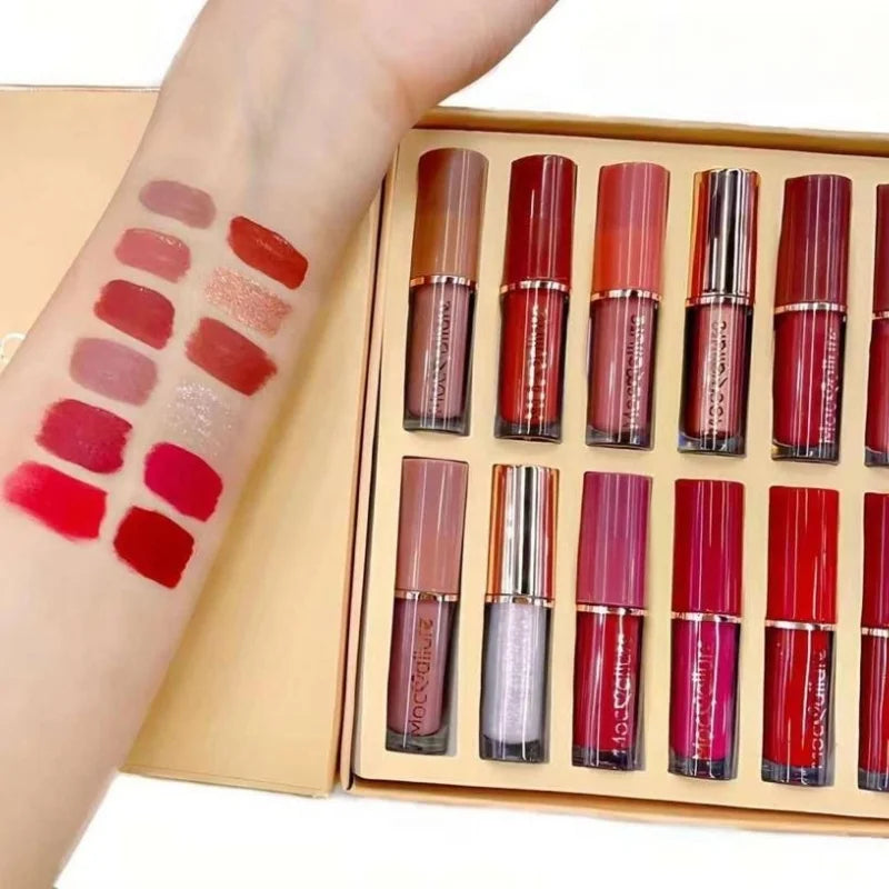 12 Pcs Mocallure Matte Liquid Lipstick Set