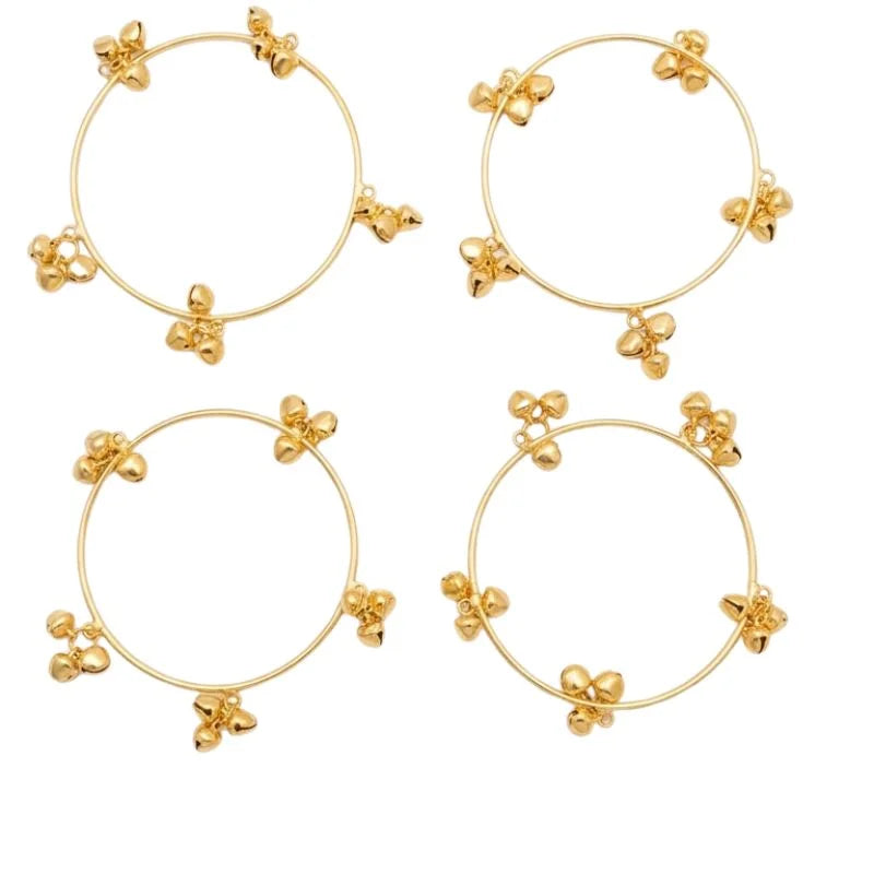 Brass Gold Kashmiri Ghunghroo Bangles