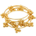 Brass Gold Kashmiri Ghunghroo Bangles
